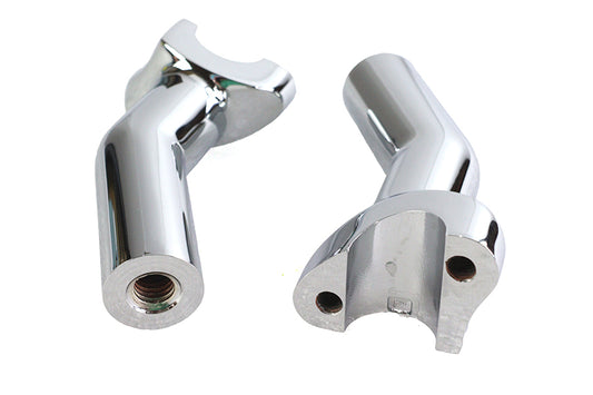 MCM 57-6014B 1-Inch Pullback Riser Set Chrome