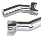 MCM 57-6014B 1-Inch Pullback Riser Set Chrome