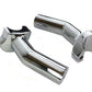 MCM 57-6014B 1-Inch Pullback Riser Set Chrome