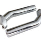 MCM 57-6025B 6-1/2-Inch Buffalo Riser Set Chrome