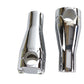Paughco 350A 4-inch chrome glide riser set for motorcycle handlebar controls