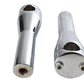 Paughco 351 chrome 6-inch glide riser set for motorcycle handlebar controls
