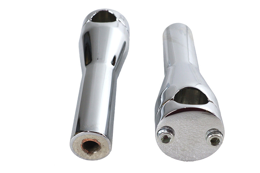Paughco 351 chrome 6-inch glide riser set for motorcycle handlebar controls
