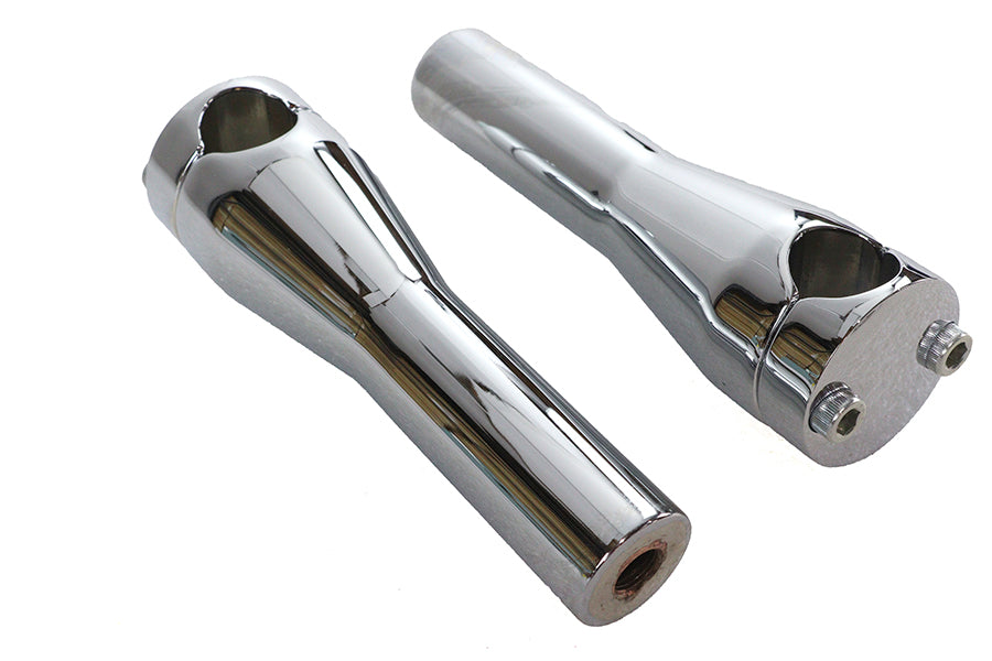 Paughco 351 chrome 6-inch glide riser set for motorcycle handlebar control