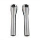 Paughco 352 chrome 8-inch Glide riser set for motorcycle handlebar control, shown from a side angle