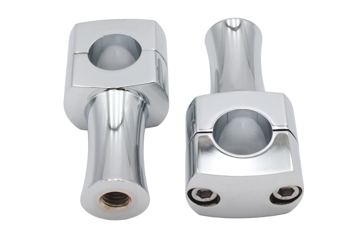 MCM 25-2207 Chrome 3-Inch Domed Riser