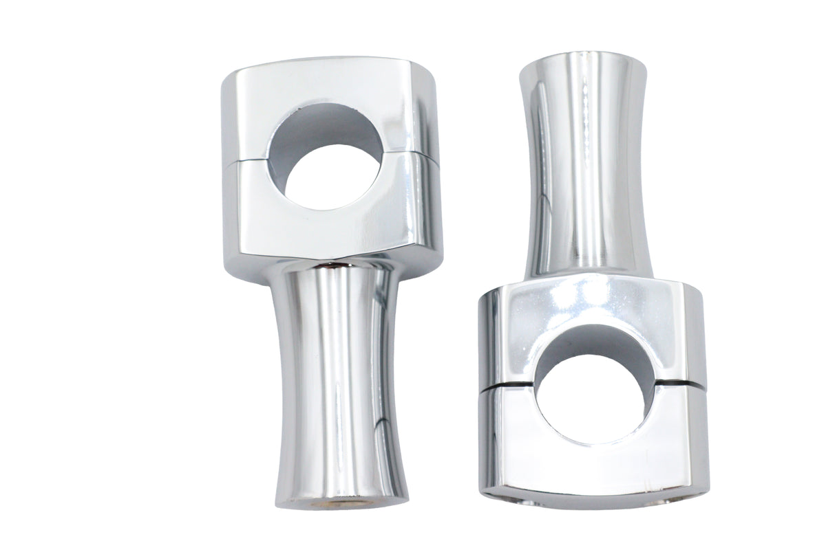 MCM 25-2207 Chrome 3-Inch Domed Riser