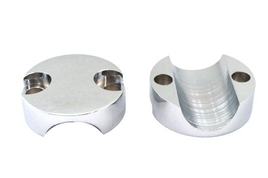 MCM 25-2212 Chrome Riser Cap Set for 3-Inch Riser Set