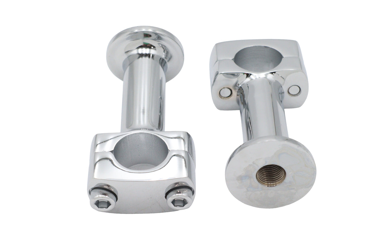 MCM 25-2214 3-Inch Chrome Post Riser Set