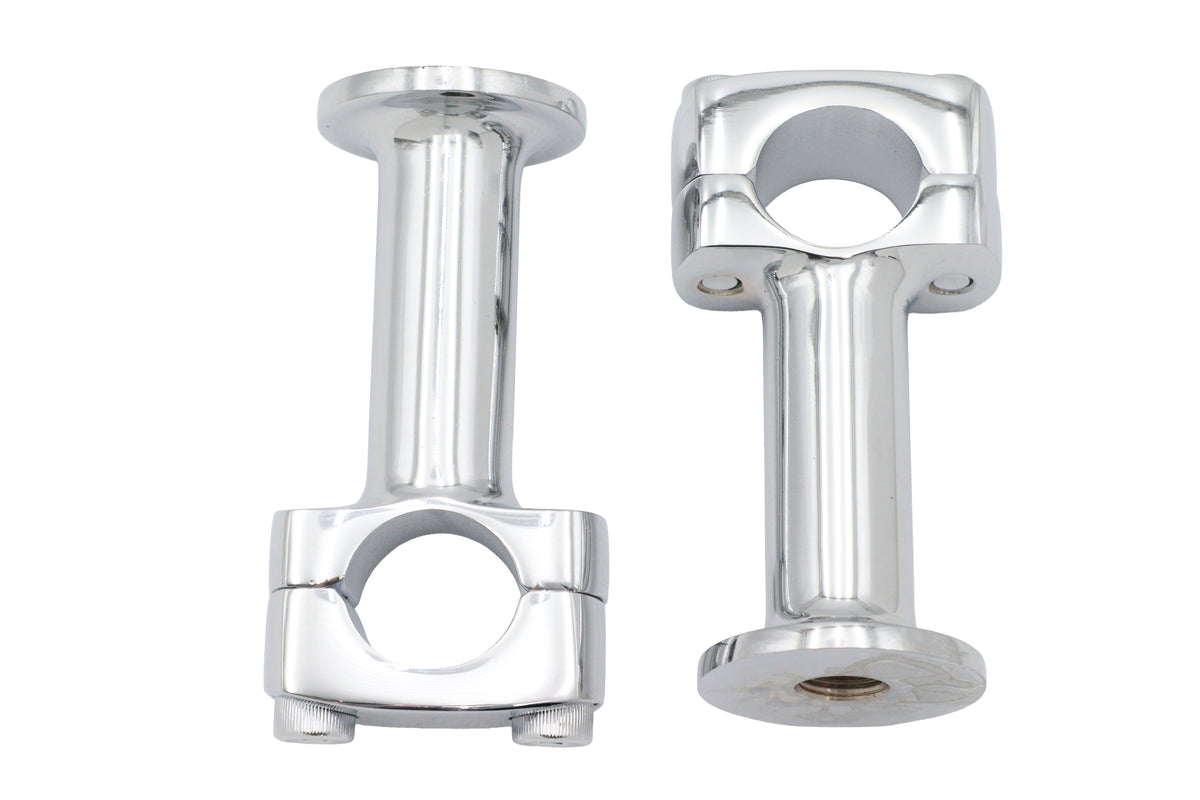 MCM 25-2214 3-Inch Chrome Post Riser Set