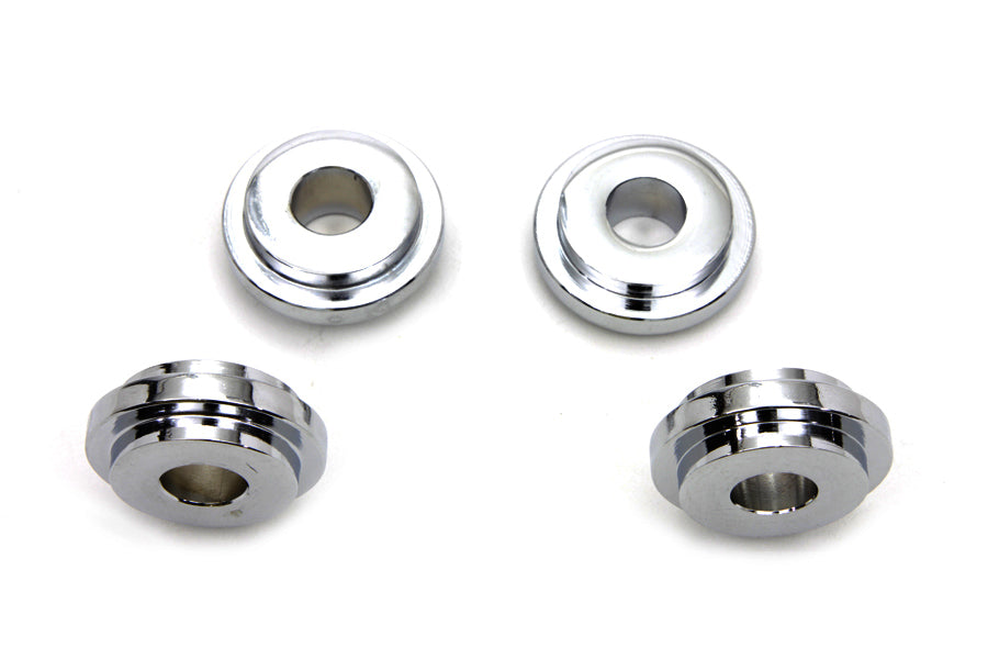 MCM 0403 Chrome Solid Riser Mount Set, SKU 25-2223