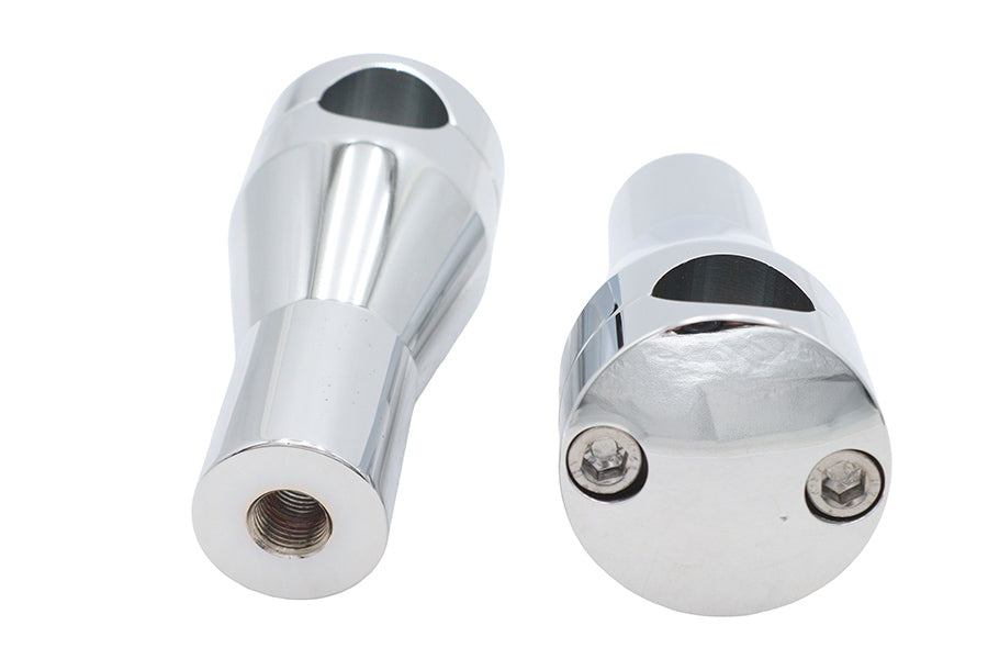 Ultima 25-3450 4-inch round glide riser set in chrome for handlebar control:VEVENT