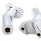 Ultima 25-4168 4-1/2-Inch Pullback Riser Set, Chrome