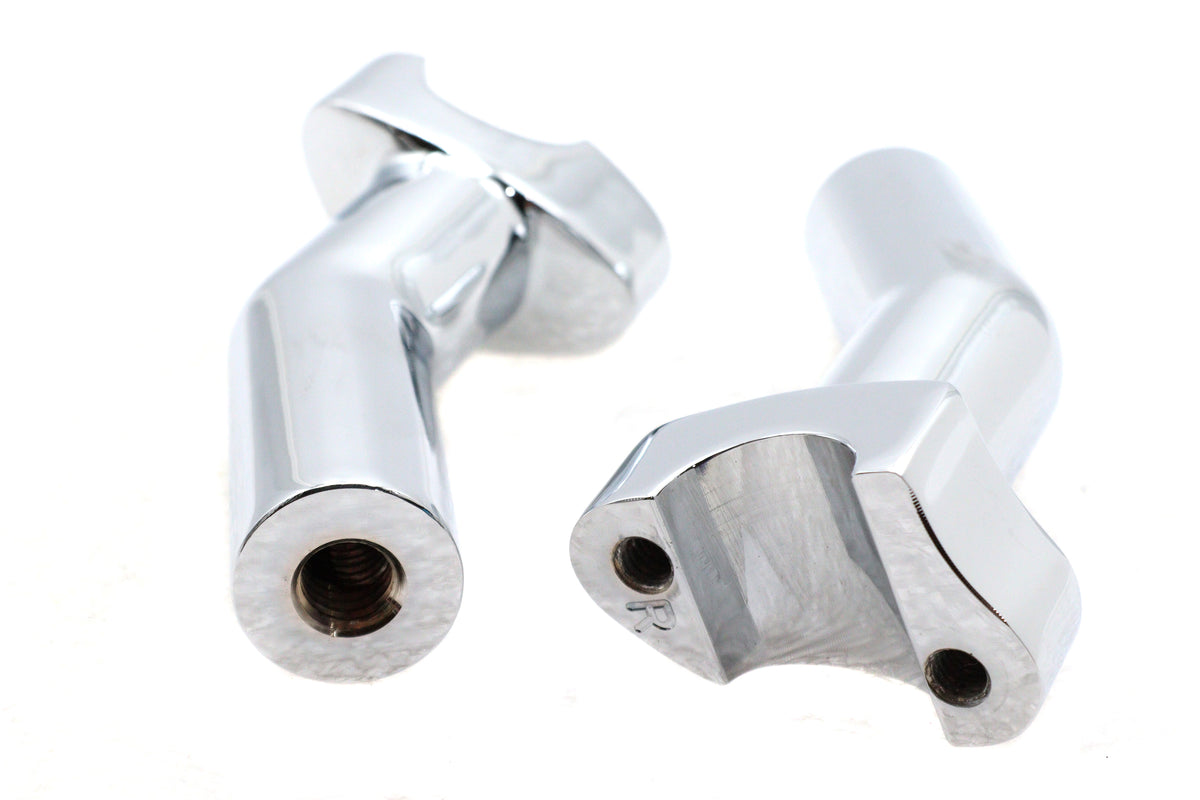 Ultima 25-4168 4-1/2-Inch Pullback Riser Set, Chrome