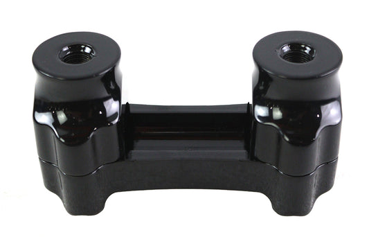 V-Twin 78827B Fat 1 Inch Riser Set, Black