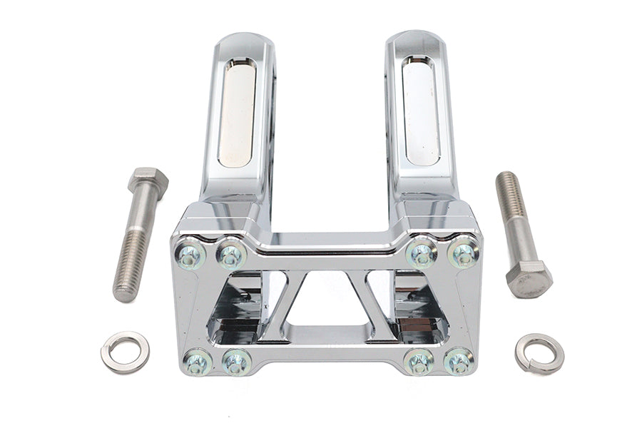 Wyatt Gatling 78968 6-Inch Pirate Style Riser Set, Chrome