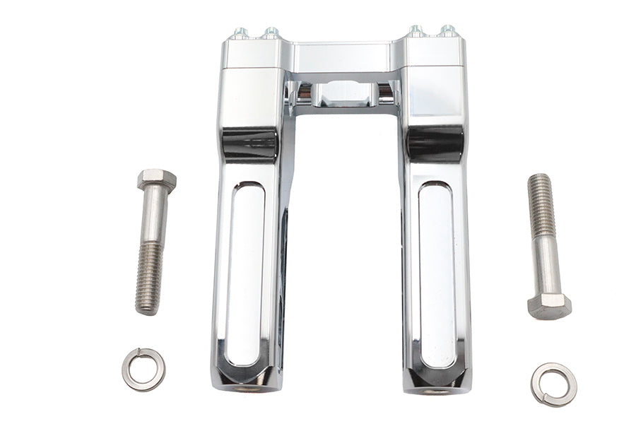 Wyatt Gatling 78970 6-Inch Pirate Style Riser Set, Chrome