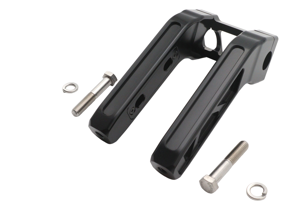 Wyatt Gatling 78968AB 8-Inch Pirate Style Riser Set, Black