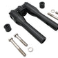 Wyatt Gatling 78969AB 8-Inch Baron Style Riser Set, Black