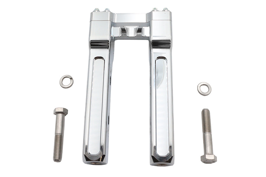 Wyatt Gatling 78970A chrome 8-inch pirate-style handlebar riser set, 26-0047b.jpg