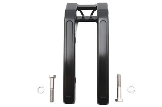 Wyatt Gatling 78968DB 10-inch black pirate-style riser set for motorcycle handlebar controls