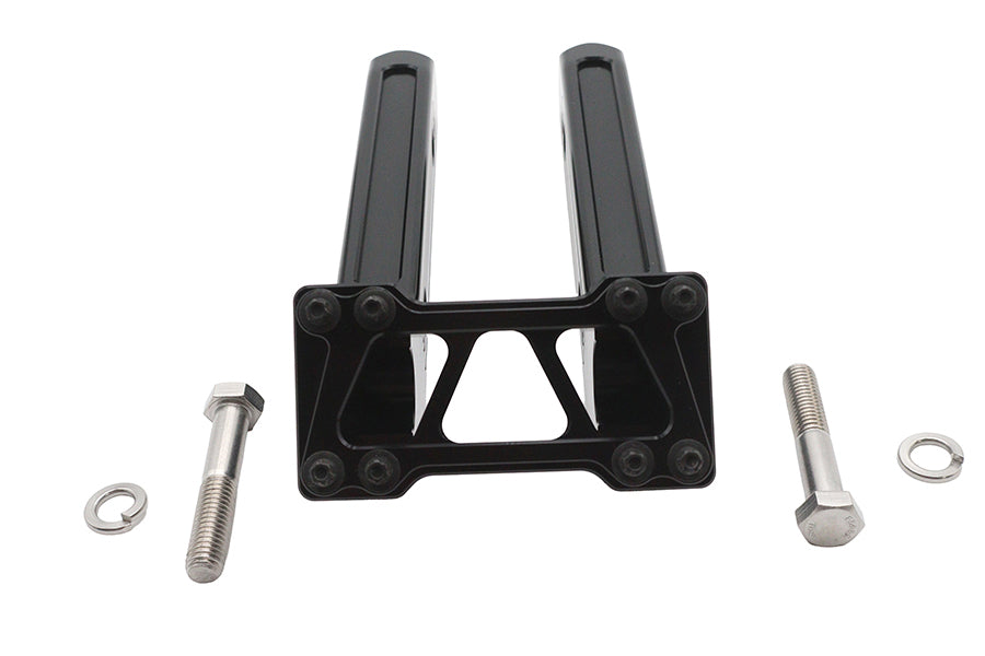 Wyatt Gatling 78968DB 10-inch black pirate-style riser set for motorcycle handlebars