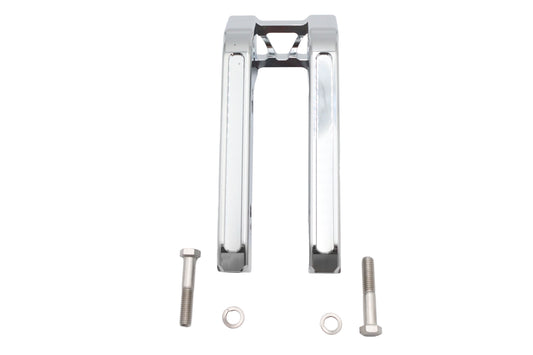 Wyatt Gatling 10-inch pirate-style riser set in chrome for motorcycle handlebar control