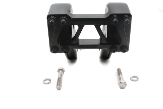 Wyatt Gatling 78968EB 12-inch black pirate-style riser set for motorcycle handlebar control