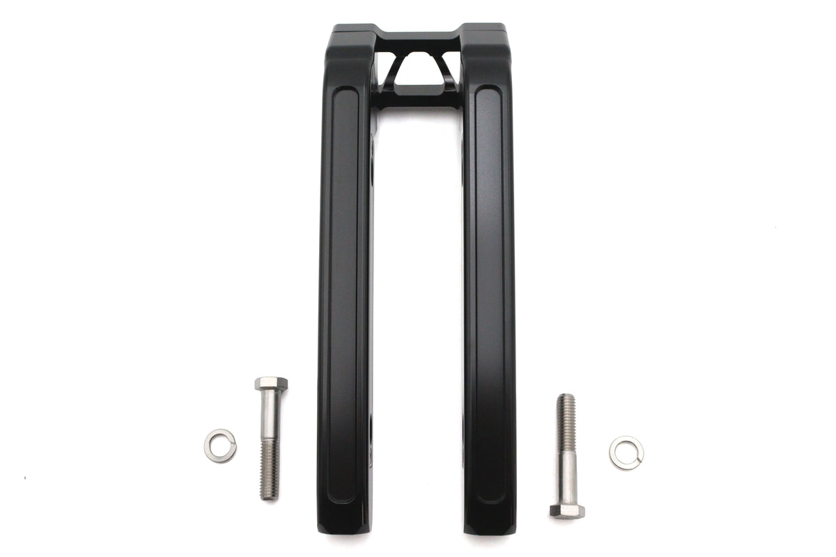 Wyatt Gatling 78968EB 12-inch black pirate-style riser set for motorcycle handlebar control
