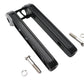 Wyatt Gatling 12-inch black pirate-style riser set for motorcycle handlebar control setup