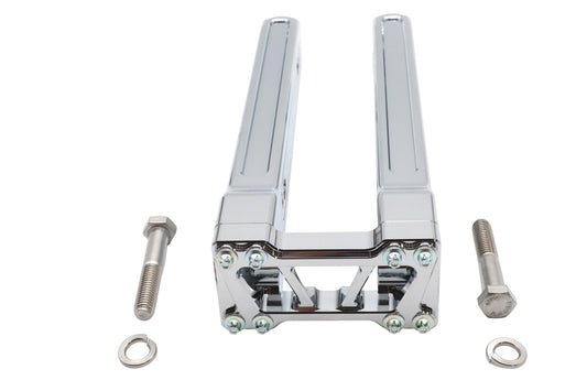Wyatt Gatling 78970E 12-inch chrome pirate-style riser set for motorcycle handlebar controls