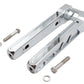 Wyatt Gatling 78970E 12-inch chrome pirate-style riser set for motorcycle handlebar controls