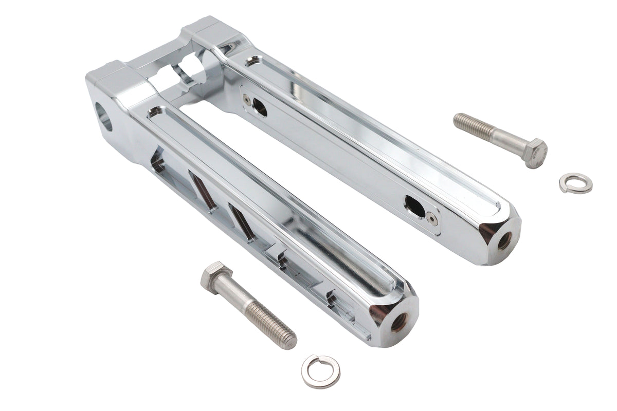Wyatt Gatling 78970E 12-inch chrome pirate-style riser set for handlebar controls