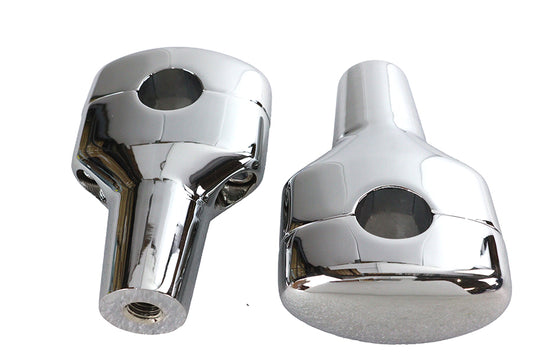 V-Twin 26-0255 3-1/2-Inch Chrome Short Riser Set