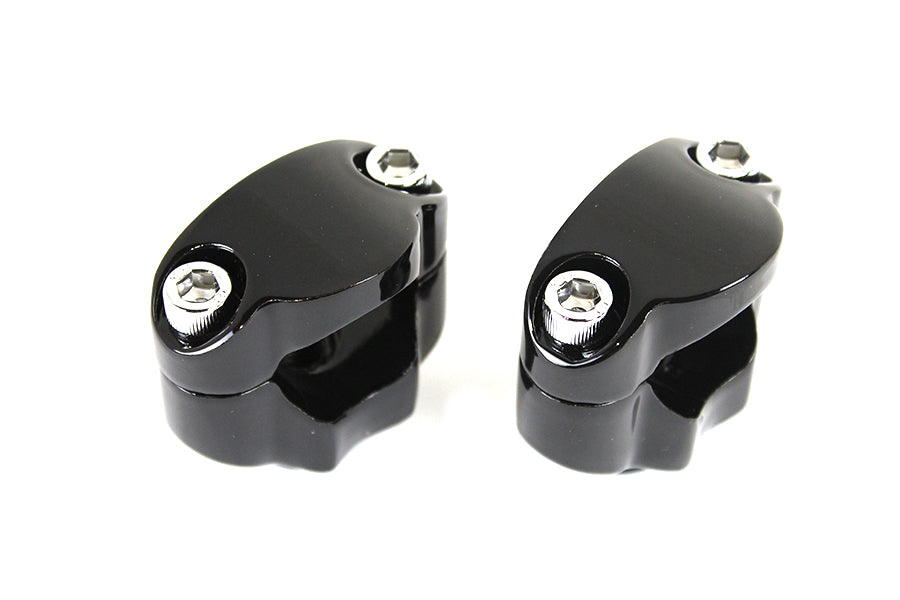 V-Twin 26-0701 black 1-1/4 inch handlebar riser kit for motorcycle controls