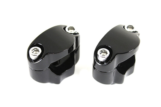 V-Twin 26-0701 1-1/4 Inch Riser Kit, Black