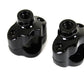 V-Twin 1-1/4 inch black riser kit for motorcycle handlebar controls
