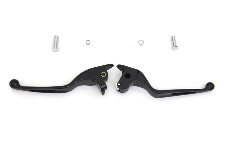 MCM 26-0799 Black Vortex hand lever set, handlebar control, part number 053807