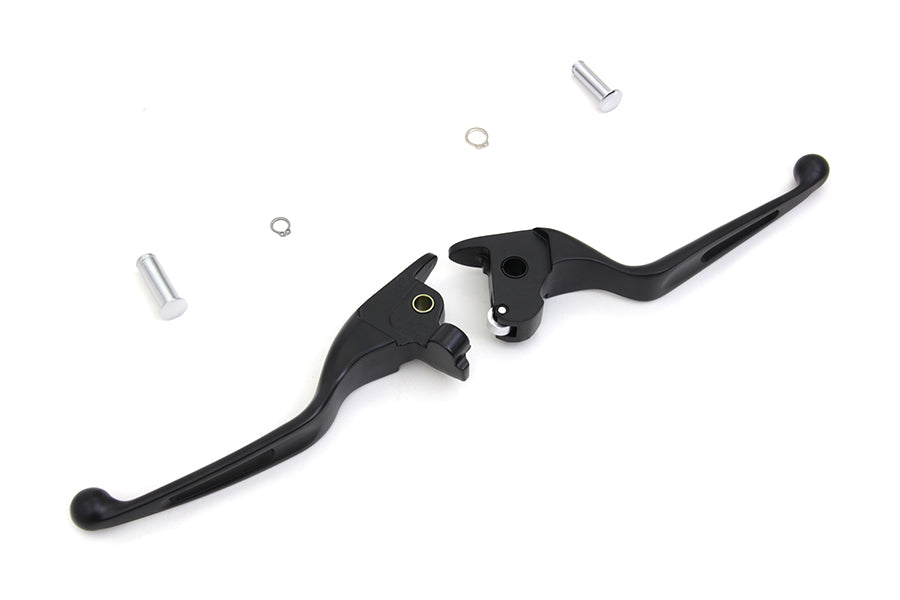MCM 26-0799 Black Vortex hand lever set, handlebar control, part number 053807
