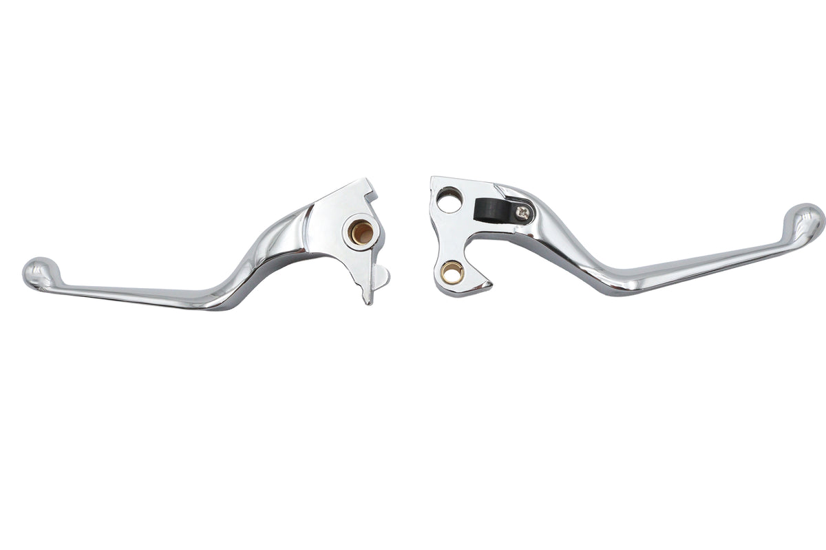 MCM 26-0802 Chrome Hand Lever Set handlebar control, part 053542