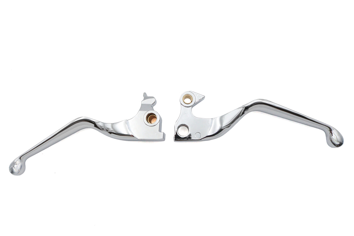 MCM 26-0802 chrome hand lever set, part 053542, handlebar control components