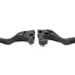 MCM 053546 black slotted hand lever set, handlebar control, SKU 26-0806