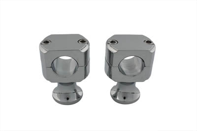 MCM 34-155 Shorty Style Chrome Riser Set