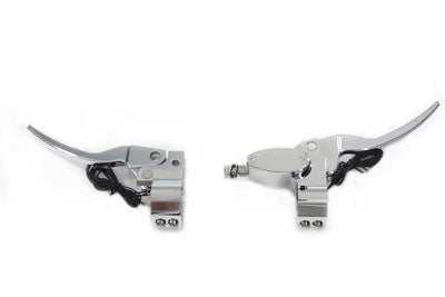 MCM 053561 Chrome Handlebar Control Kit - SKU 26-2210