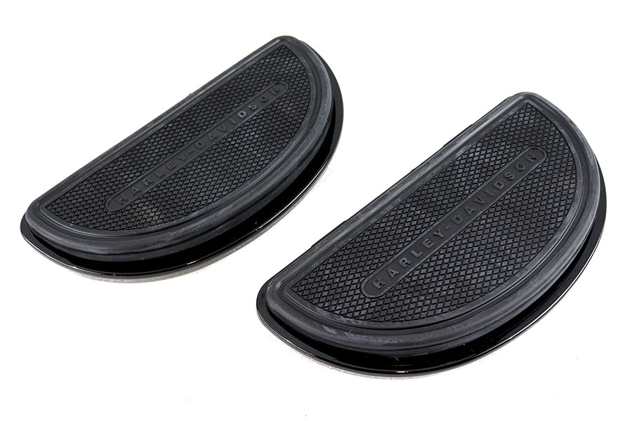 OE 27-0009 Gloss Black Passenger Half Moon Footboard Set