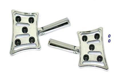 Wyatt Gatling 057210 Slasher Style Passenger Footboard Set for motorcycle