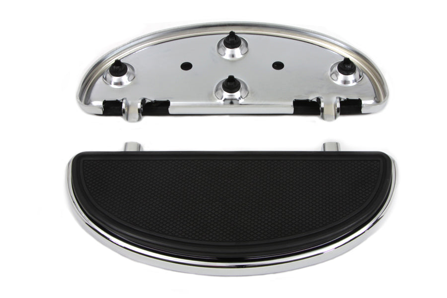 Wyatt Gatling Chrome Driver Half Moon Footboard Set, model 055371