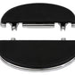 Wyatt Gatling 055371 chrome driver half moon footboard set for motorcycle footpeg mounting