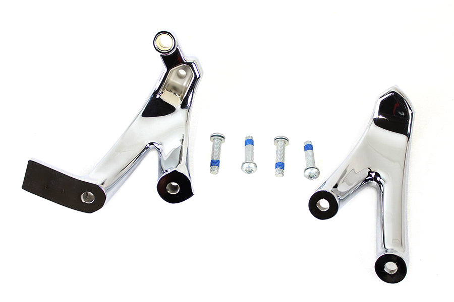 OE Standard Forward Control Mount Kit Chrome 27-0180 for motorcycle foot controls
