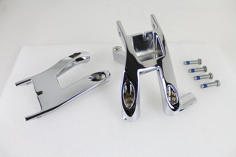 OE M-8 chrome driver footboard mount kit 27-0181 for motorcycle footboard installation